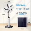 18 Inch White+Bm400+Solar Panel+Battery