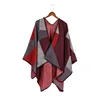 Wine Red Poncho