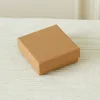 Brown [9 x 9 x 3 cm Bracelet & Necklace Box with Foam]