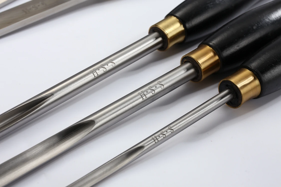 Professional Woodworking Tool Lathe Wood Turning Tools Hss Carving