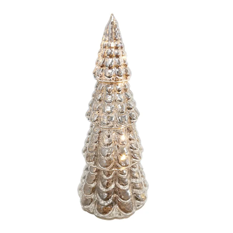 Modern vintage target red hand blown glass Christmas tree for sale details