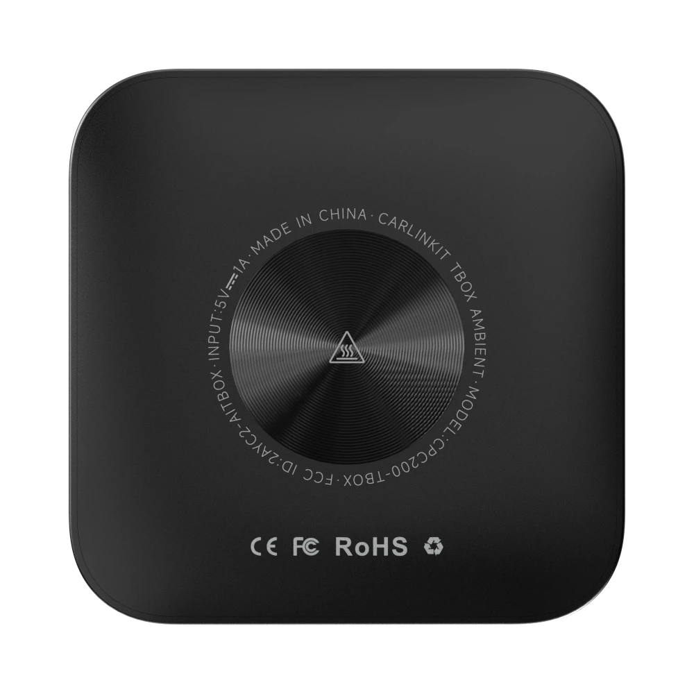 Carlinkit Tbox Ambient Android 13 Wireless Carplay Adapter, 8+