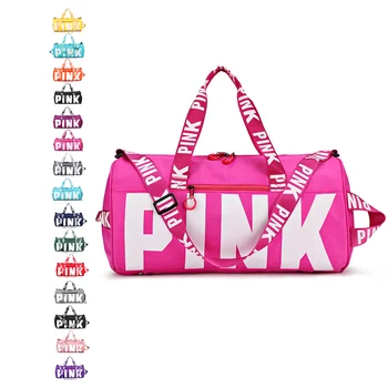 Wholesale Custom Print Fashion Pink Duffle Bag Trending Designer ...