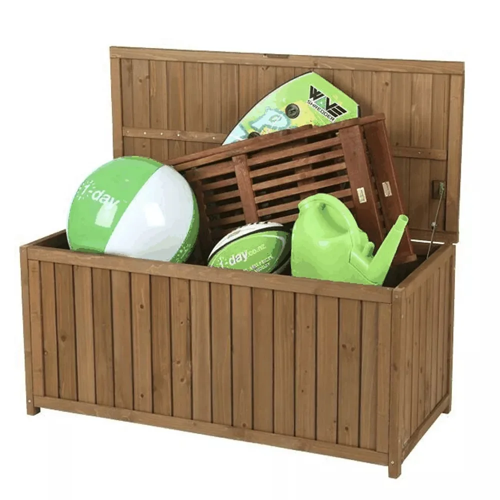 Vertak Hot Selling Outdoor Large Wooden Tool Storage Box Garden Storage