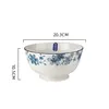 Petit bol à canette Jin, motif étoile bleue - 8.