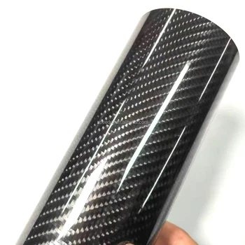 High quality  Self-repairing Carbon fiber 6D Glossy Black color TPU protective film
