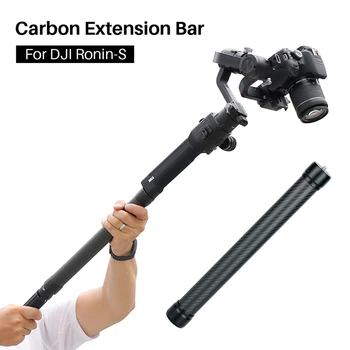 Carbon Fiber Extension Monopod Pole for Osmo Action 2 GoPro Hero Ronin S/SC Extendable Rod Handheld Stick Gimbal Handle Grip detail image