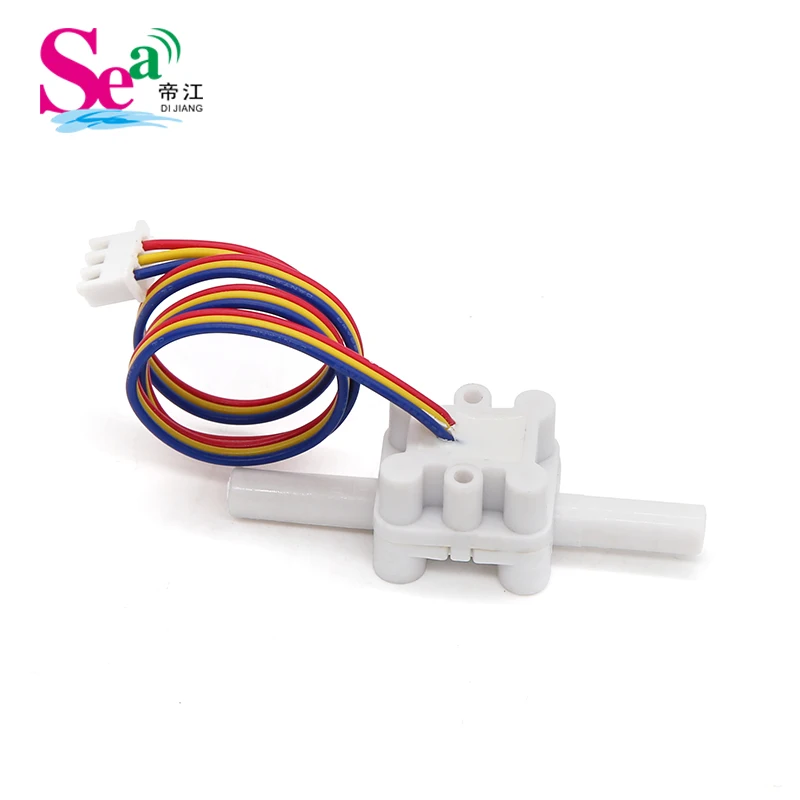 POM Material ZJTM-04A Liquids Flow Sensor Water Flowmeter Monitoring 0.1-1.5/4LPM NPN Pulse OEM ODM for Beauty Laser Machines