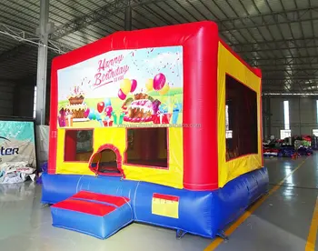 Custom-Size Inflatable Bounce House Combo Castle Jumping and Slide Inflatable for Kids