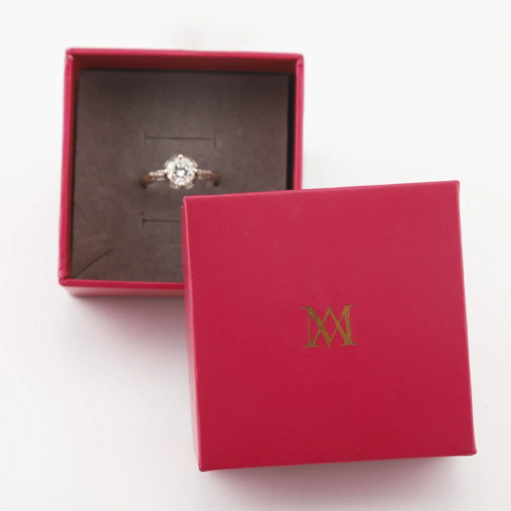 Luxuosa Scatula Anularis Itineraria pro Mulieribus | Emmore Annulorum Cum Logo Adsignato | Casus Doni Compactus cum Designatione Certa