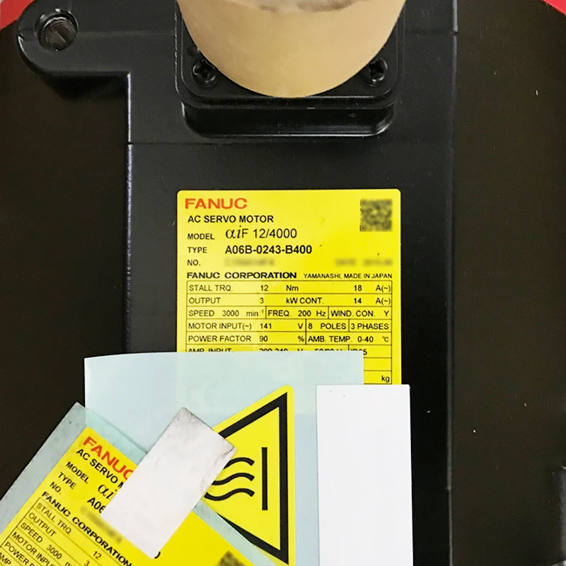 A06B-0243-B400 New ban đầu thử nghiệm Fanuc AC servo motor