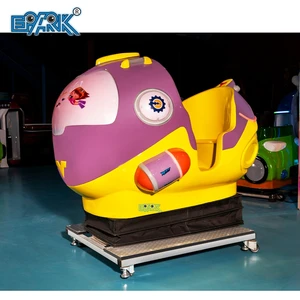 Indoor Kids' Coin-Operated Arcade Machines Electric Car Small Machine Kiddie Ride & Fiberglass Submarine Swing-220V
