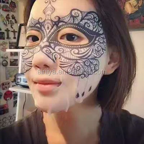 Pattern Printing Mask Bio Cellulose Facial Mask Paper Raw Material Dry Cotton Cloth Non Woven Fabric for Face Mask Sheet