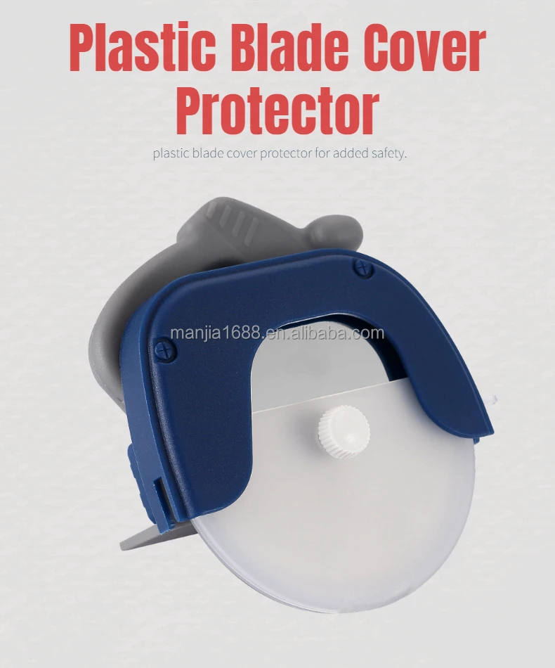 Manjia Stainless Steel Kitchen Pizza Wheels Round Pizza Cutter With