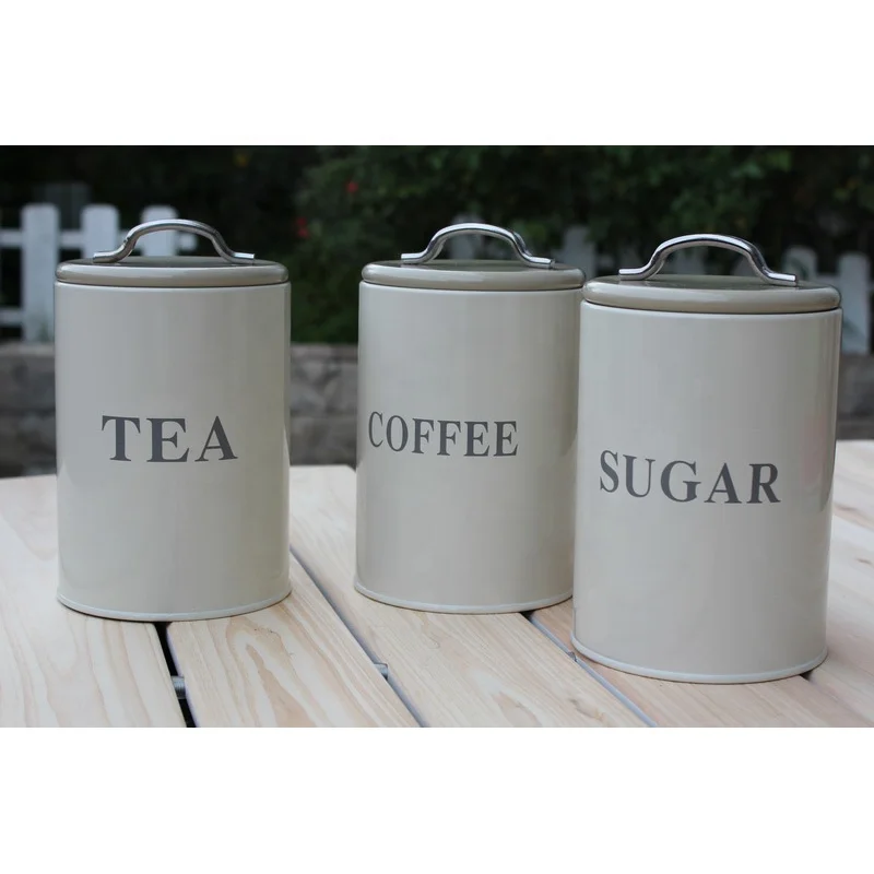 Чай сахар купить. Емкость железные для кофе. Емкость для сахара. Металлическая банка для кофе. Баночки для чая и кофе.