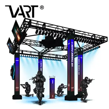 Commercial Escape Room VIVE Virtual Reality System Big VR Standing Platform 9D VR Station Space