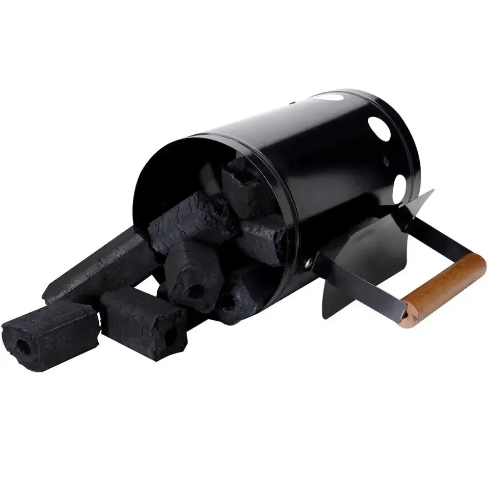 Black Iron Barbeque Chimney Charcoal Starter Fire Starter Buy Fire