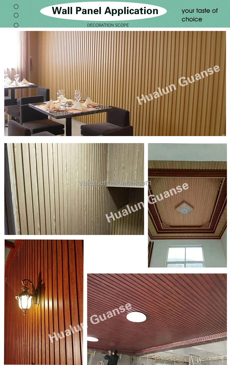 Easy Install Chinese Factory Produces Grooved Fluted Panels Fluted Grille Wall Panel Wallboard