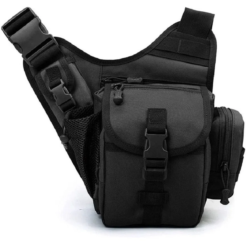 China Factory Wholesale Tactical Shoulder Bag Training Shoulder Pack for Traveling Outdoor Tactical Sling Daypack