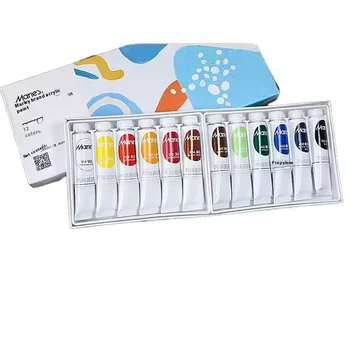 Art Supplies Professional Acrylic Paint Set Kids Stationery Set Acrylic Color for Painting