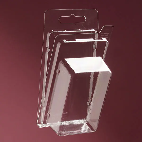 تغليف بلاستيكي شفاف مخصص من PVC بلامينات شريحة كارت للقطع والأجزاء السيارات القابل لإعادة التدوير مع فتحات يد للحمل
