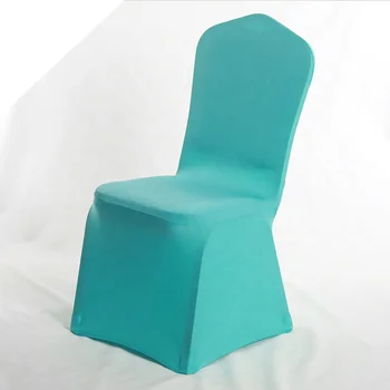 Popular Green Chair Cover Spandex Washable Polyester Elastic Stretch Party Christmas Wedding Banquet Dinning Event Chair Covers