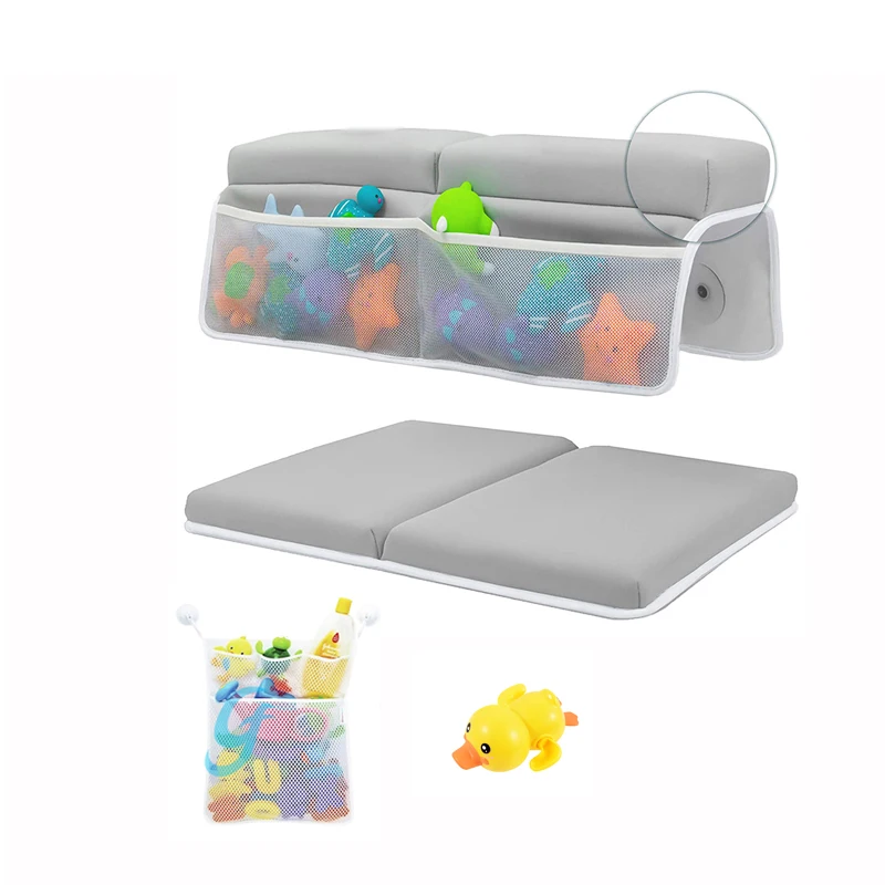 Inginocchiatoio da bagno per bambini, lavabile e personalizzato, con set di poggiagomiti, tappetino da bagno inginocchiatoio da bagno