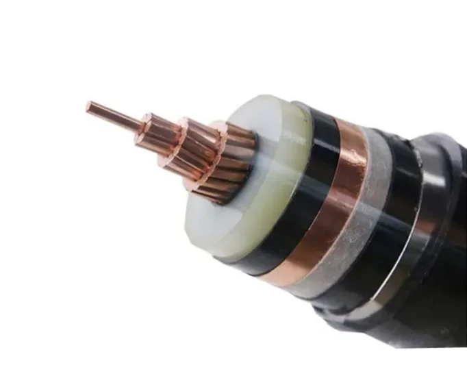 YJLW02 630mm2 64/110KV copper conductor XLPE insulation PVC sheath high voltage power cable for construction
