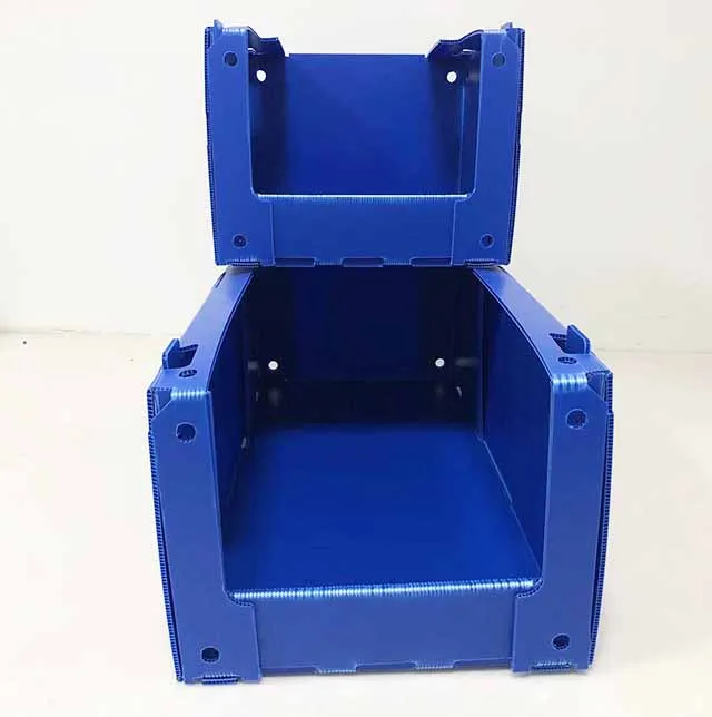 Custom Stackable Picking Bin Warehouse Corflute Picking Bins