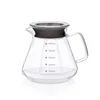 600ml White [High Borosilicate Glass]