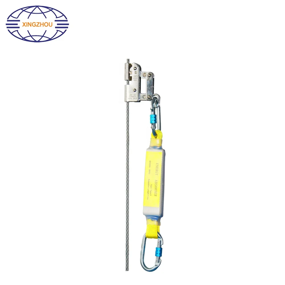 Cable Vertical Fall Arrest System with Rope Grab Fall Arrester Retractable Lifeline