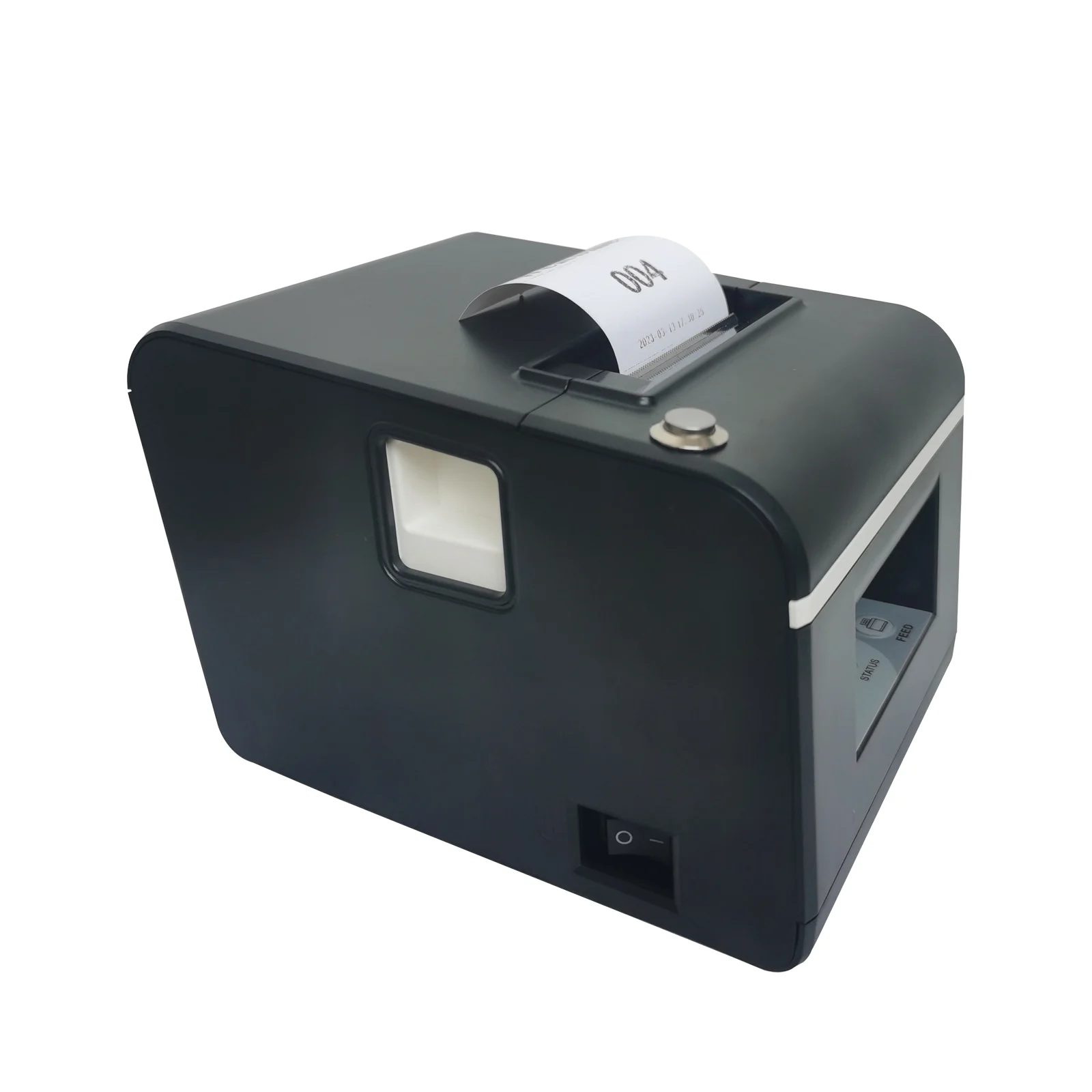 57mm Auto Cutter Thermal Receipt Printer Cash Drawer POS Ticket Label Paper Roll Printer Kitchen Restaurant Hotel Cafe Hospital