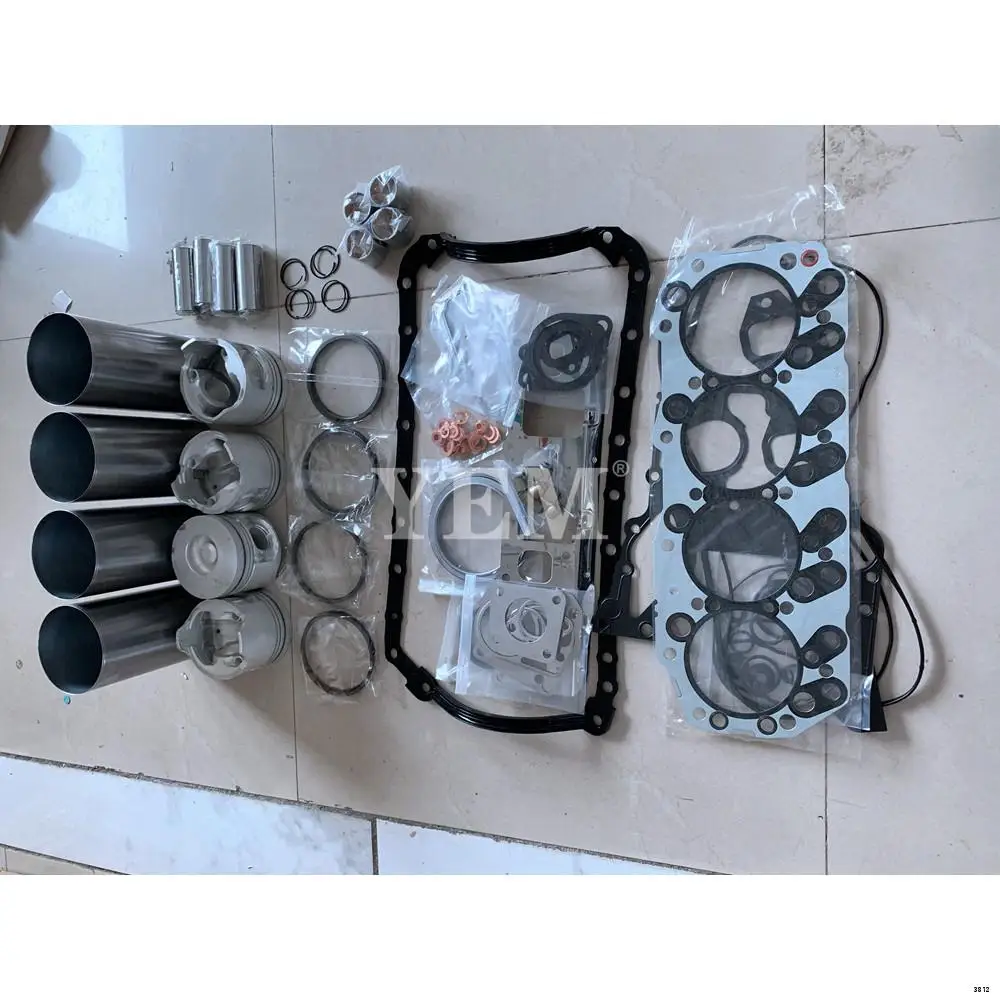 Overhaul Kit With Cylinder Piston Liner Piston Ring Gasket Kit Fit for Isuzu 4JH1 Construction Machinery Parts
