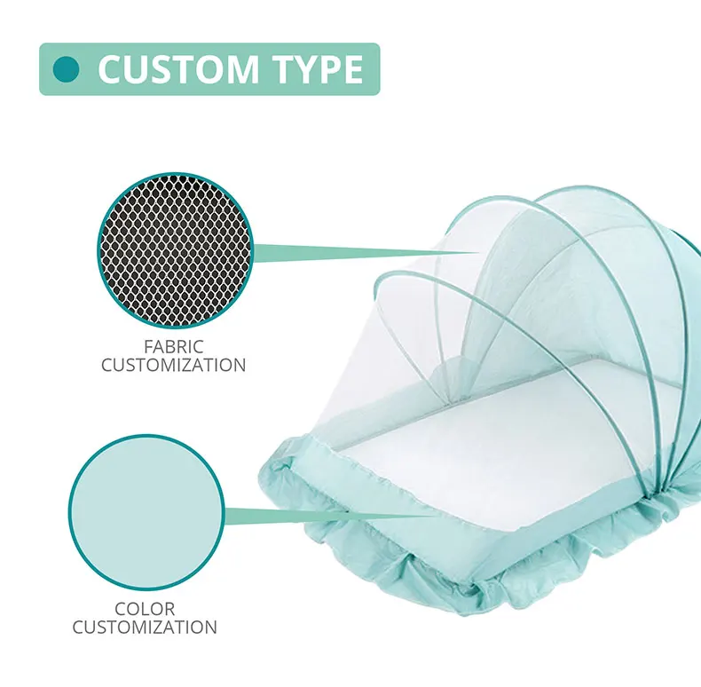 Baby Safety Crib Tent Foldable Portable Portable Baby Crib Tent