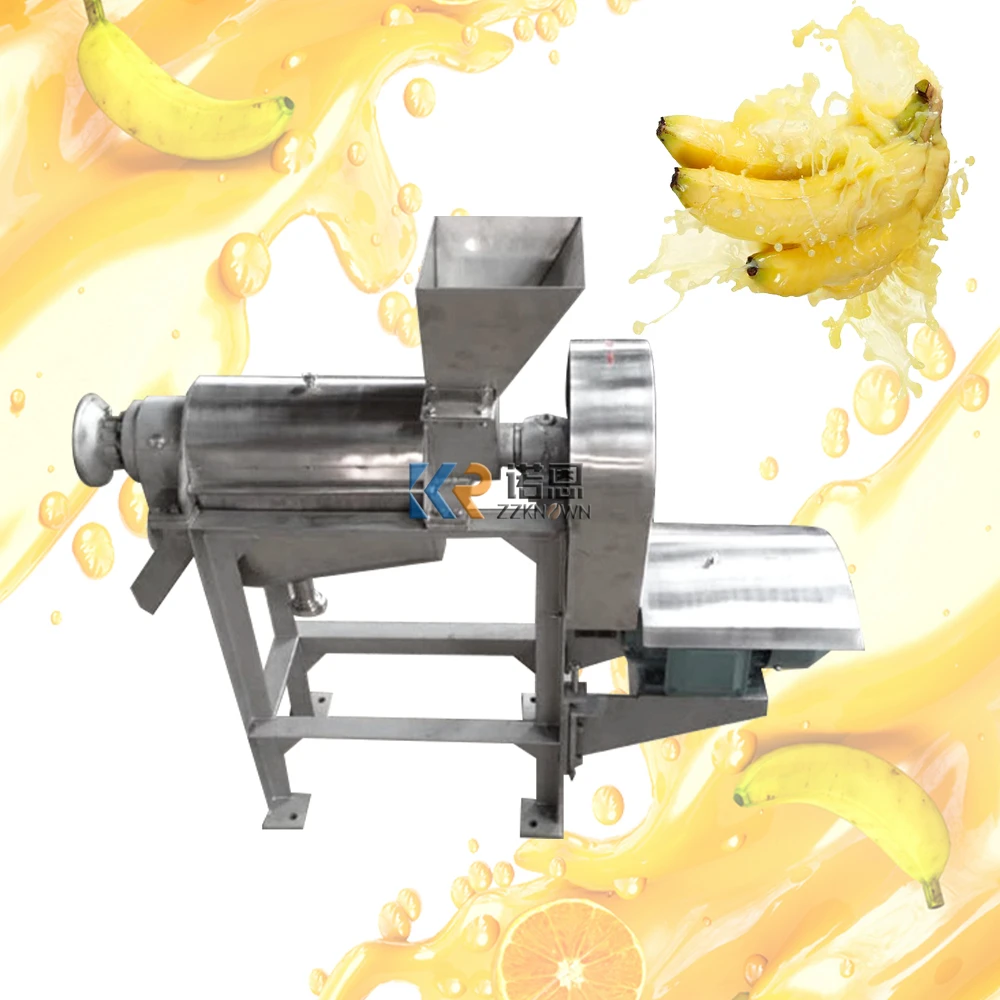 0.5t/h Electric Screw Fruit Vegetables Press Juicer Extractor Machine