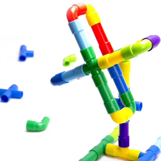 Popular DIY Children Intellectual Development Toys Assembly Building Blocks Plastic Kids Connecting Toys