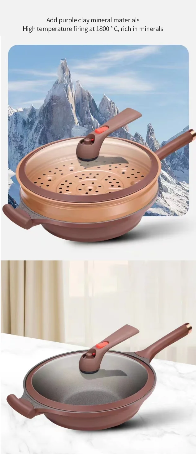 Electromagnetic gas stove for home kitchens, universal frying pan, frying pan