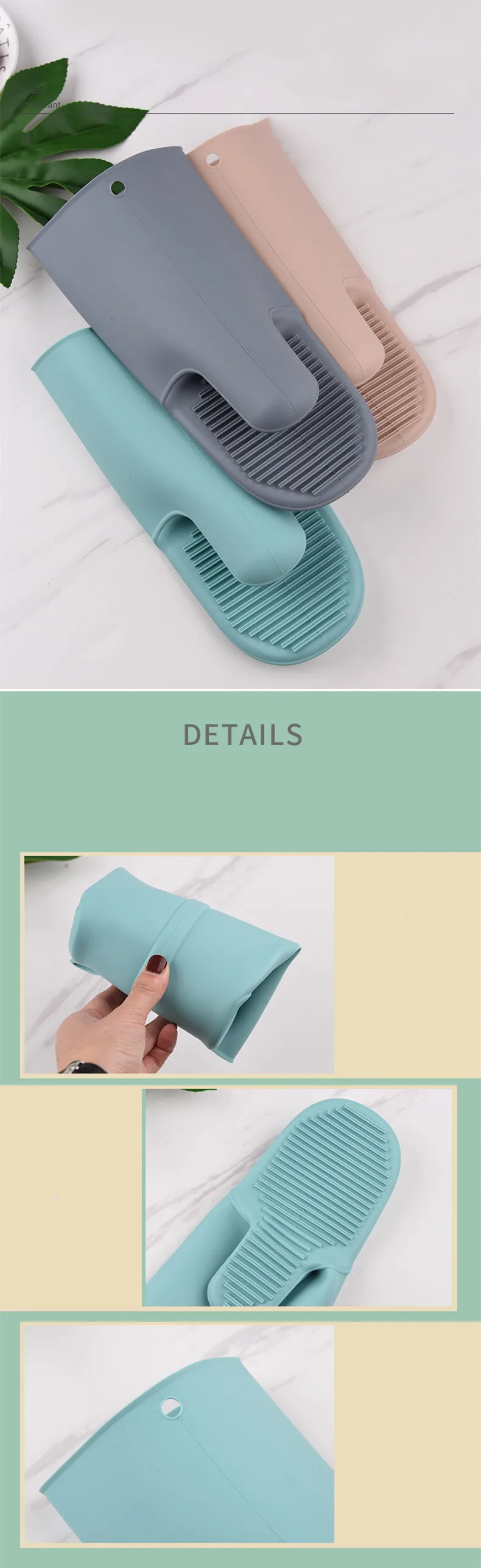 Silicone Gloves BBQ Gloves Resistant for Cooking Long Waterproof  Long Oven Mitts manufacture