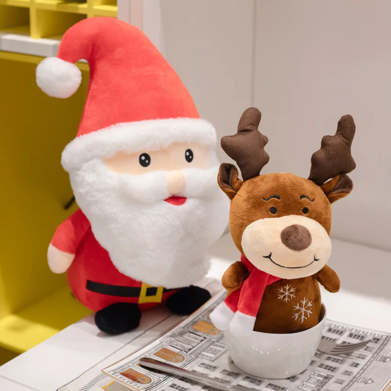 stuffed black santa