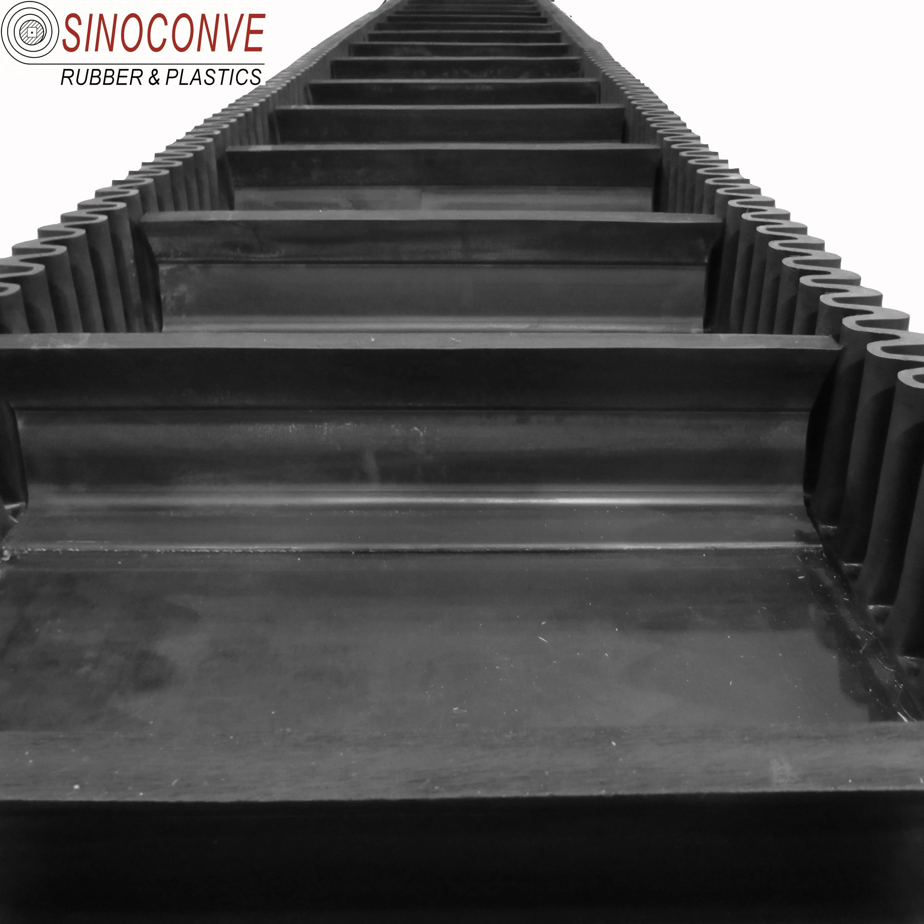 Dj Ii Type Series Corrugated Bucket Elevator Steep Angle Steep Sidewall Belt Conveyor