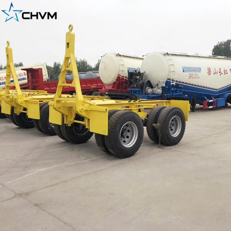 Heavy Duty 2 Axles Drawbar Towing Dolly Skeleton Full Truck Trailer
