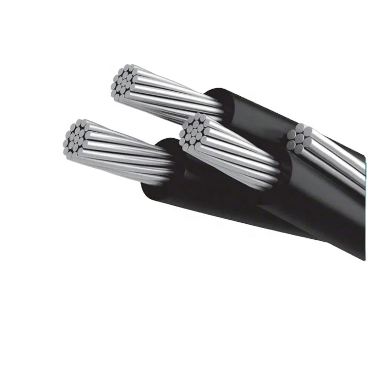 Overhead Twisted Aluminum Aerial  ABC Cable  ASCR Conductor/AAC / AAAC / ACCC ABC Aerial Bundled Electrical Cable