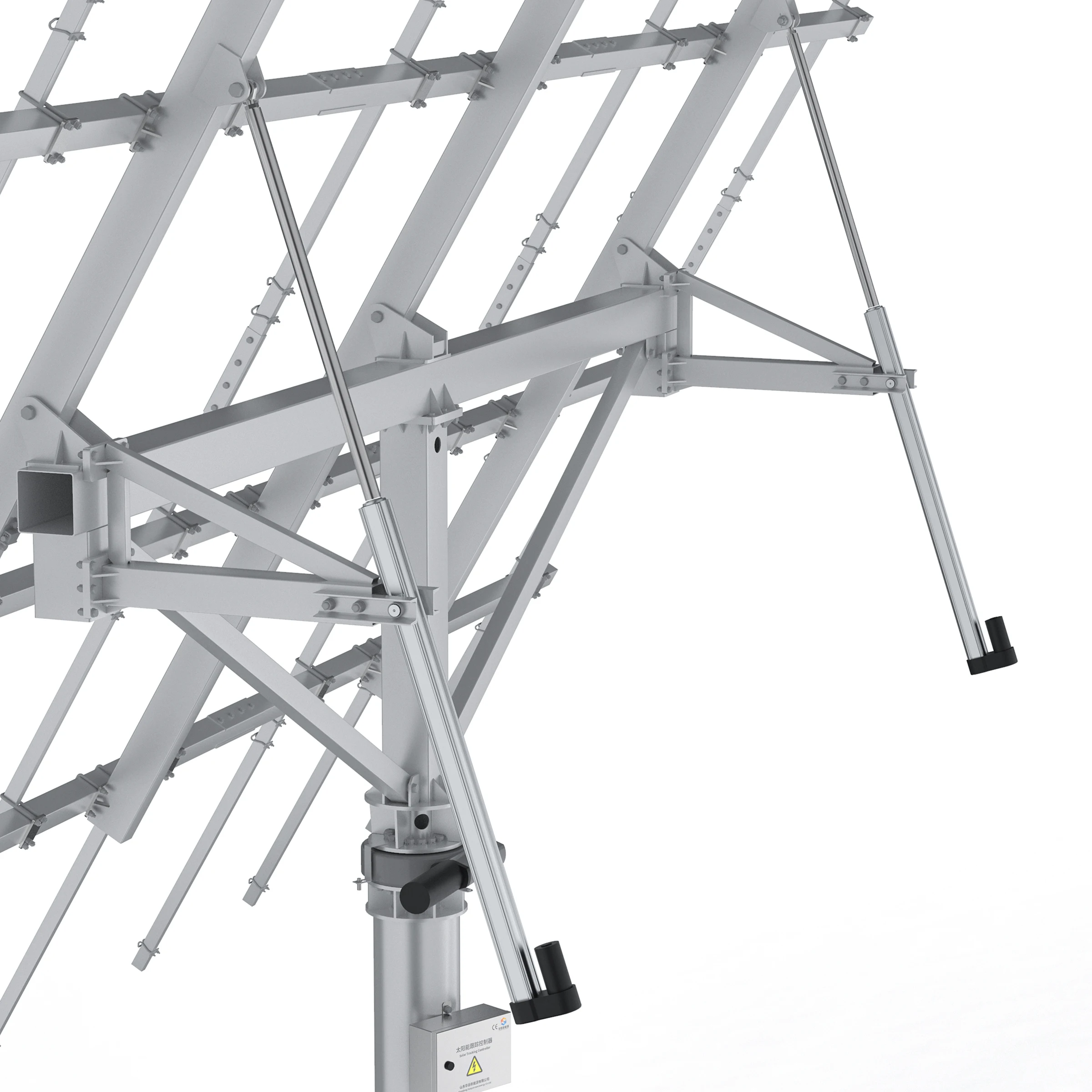 12kw HYS-24PV-78-M-2LSD разумный дизайн Солнечный трекер двухосевой поворотный привод авто