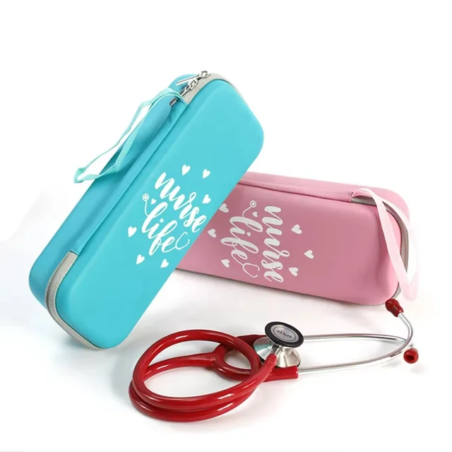 Hard Shell Stethoscope Carrying Bag Shockproof Travel Case for Doctor Home Stethoscopes