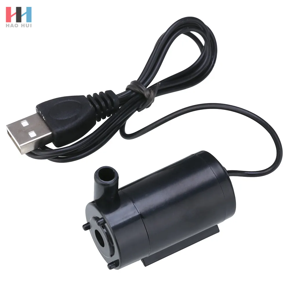 New 5v Black Usb Cable Mute Mini Water Pump Micro Submersible Pump Fountain Pump P0001 Buy Submersible Water Pump Fountain Pump Micro Pump Product On Alibaba Com
