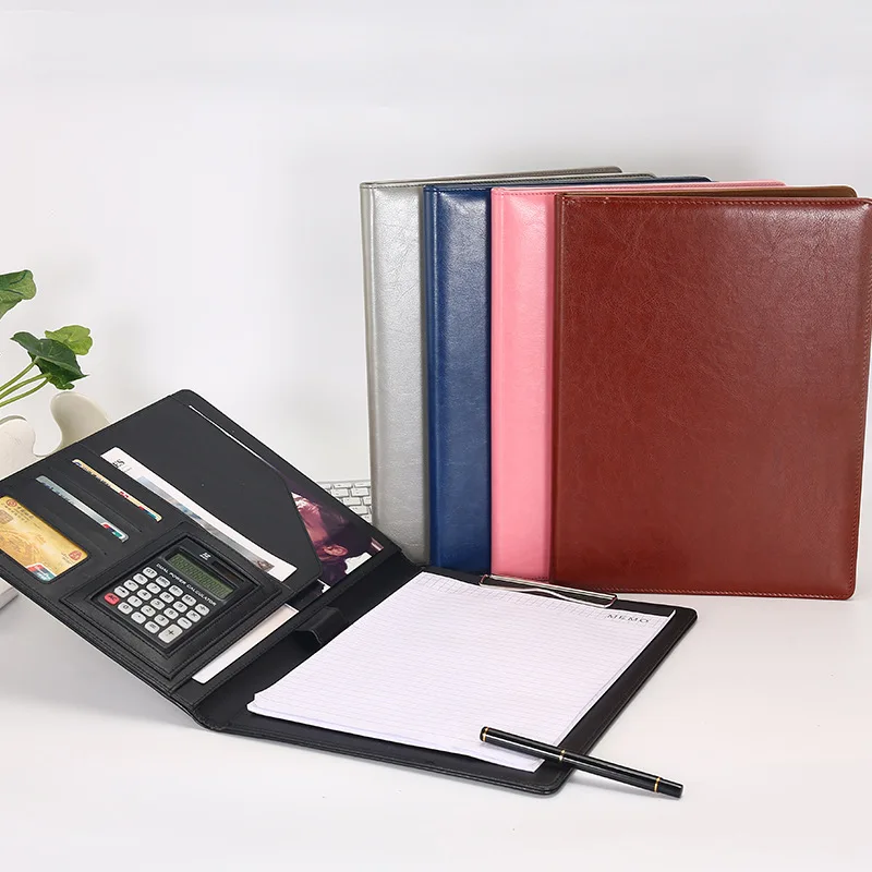 Lunfar Pu Leather A4 Portfolio, Document Holder, Leather Portfolio For Office, Leather Business Diary, Leather File Folder, Leather Portfolio For Mana