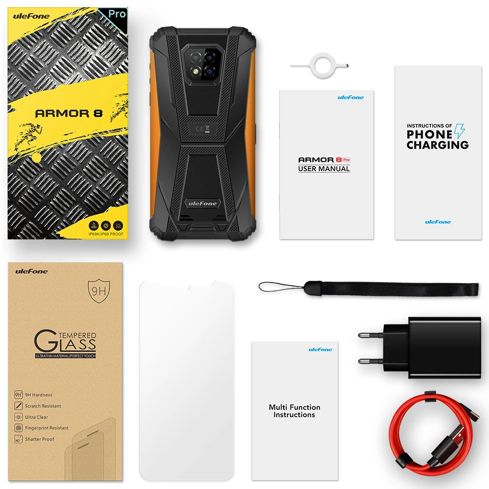 Ulefone Armor 8 Pro Global Version 4g Bands Nfc Reader And Sos Button ...