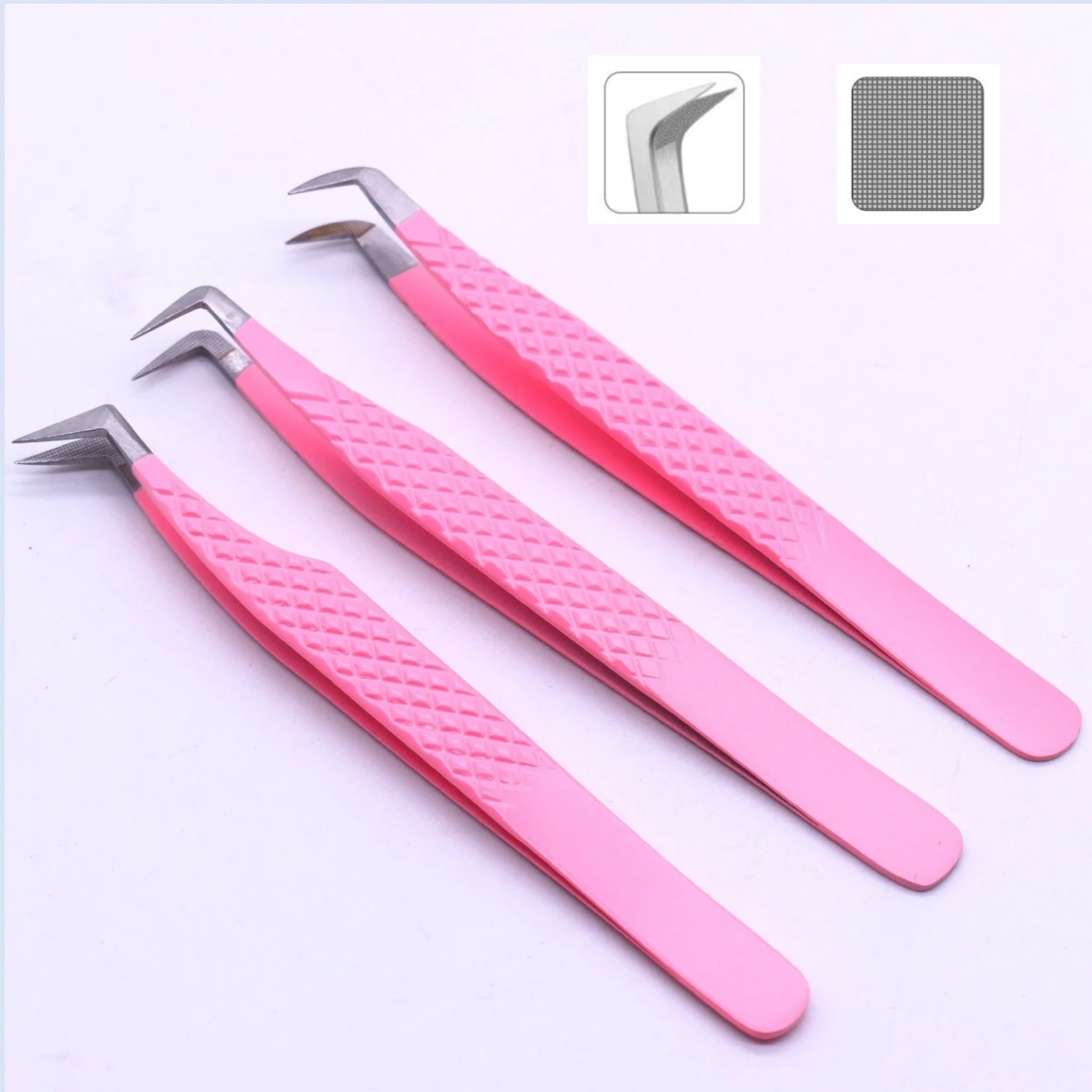 Пинцет для наращивания ресниц