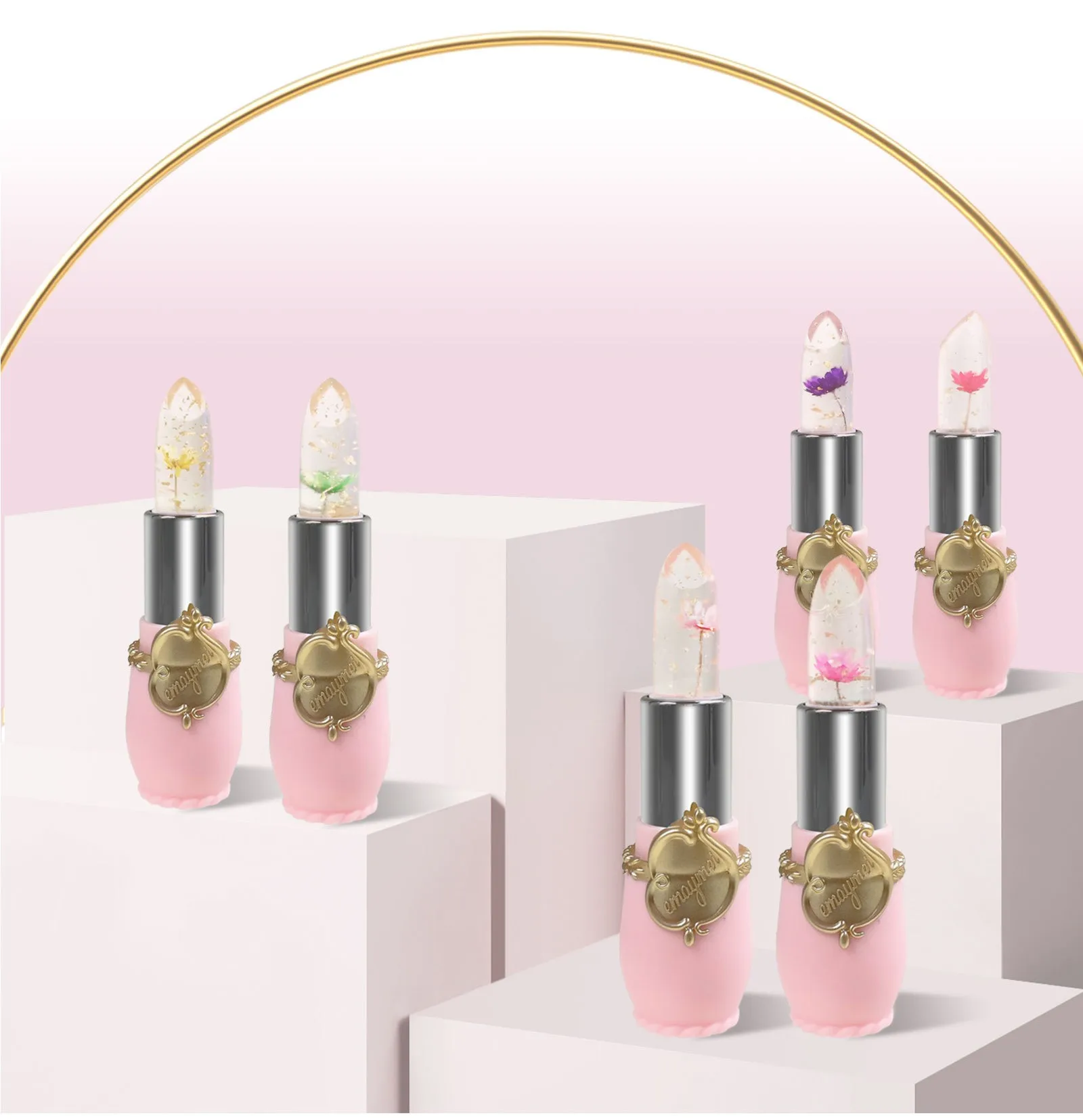 Factory Wholesale Makeup Lipstick Vegetarian Flortte Jelly Cute Magic