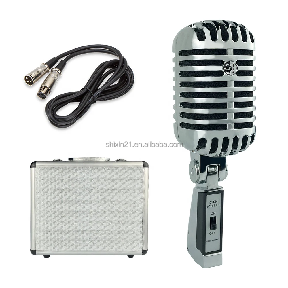 Professional Ribbon Microphone Metal Classic Vintage Style Live Vocals